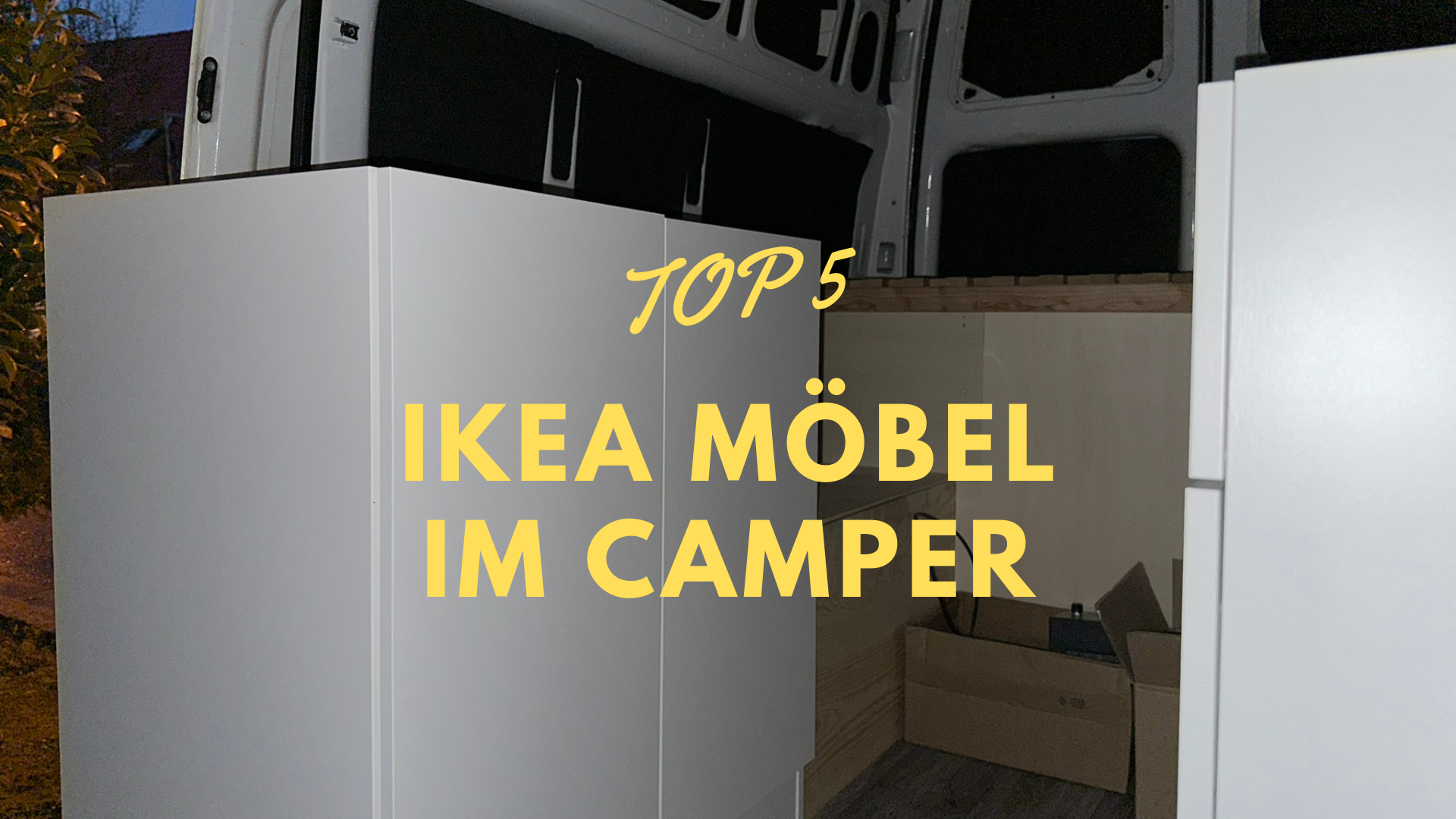 Read more about the article Fünf sehr gute Gründe, warum wir uns beim Innenausbau unseres Campers für IKEA Möbel aus dem Programm PLATSA entschieden haben