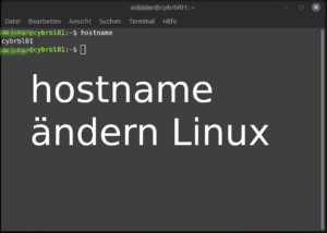 Read more about the article Linux Hostname ändern | change linux hostname