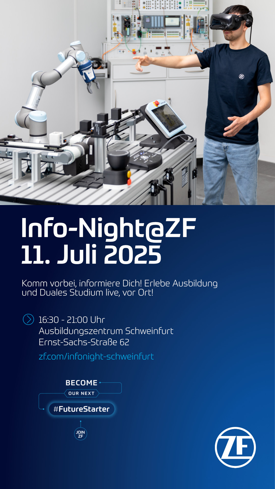Du betrachtest gerade InfoNight@ZF 2025 Gewinnspiel Azubis Dualis