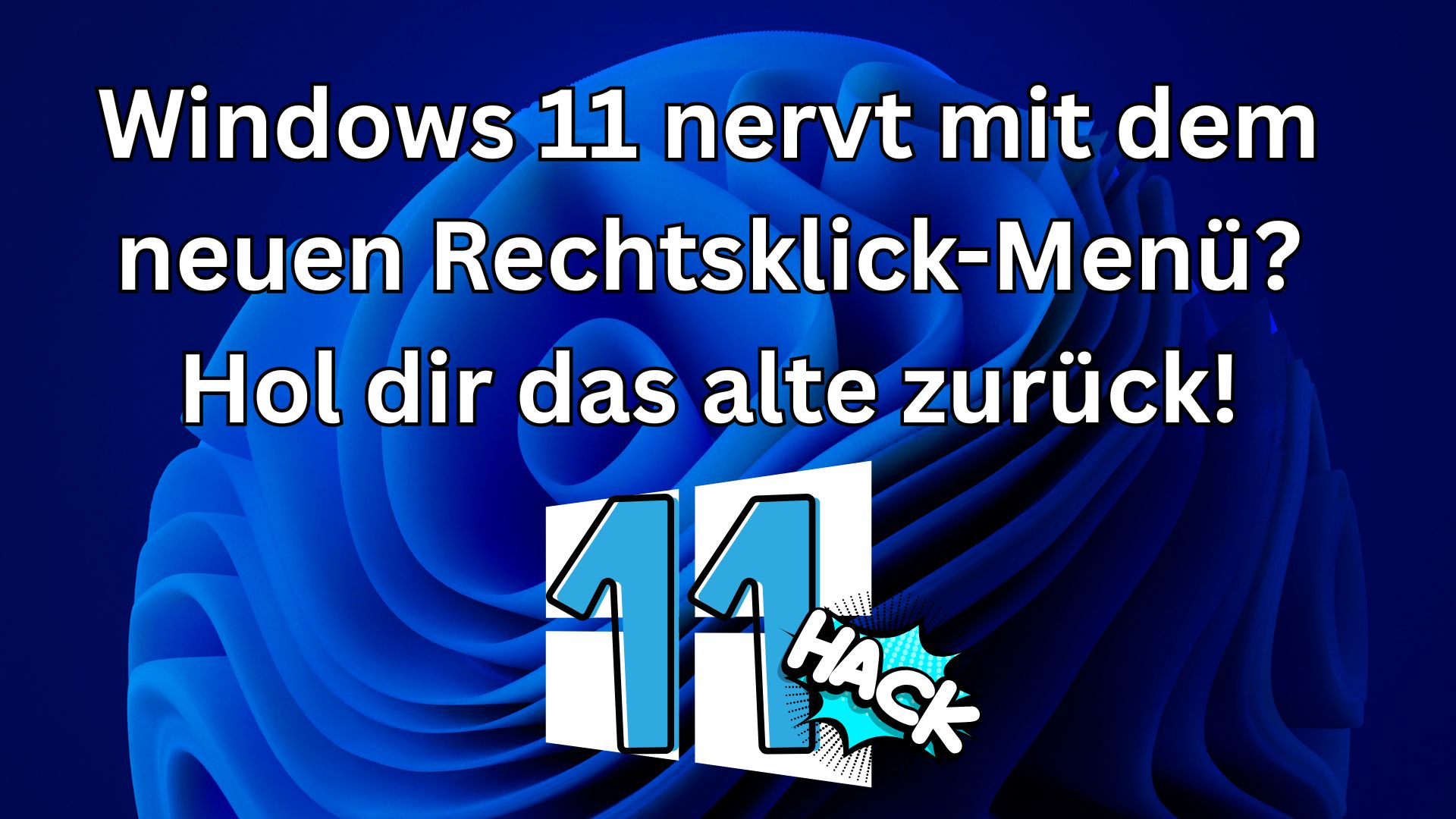 Du betrachtest gerade Windows 11 nervt mit dem neuen Rechtsklick-Menü? Hol dir das alte zurück!
