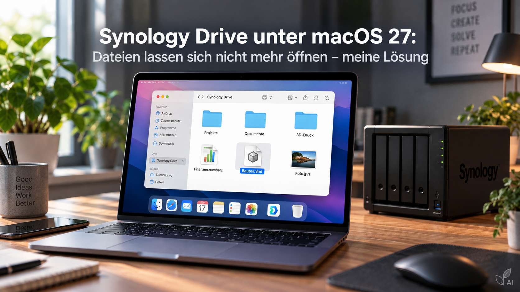 Du betrachtest gerade Synology Drive unter macOS 27: Dateien lassen sich nicht mehr öffnen – meine Lösung